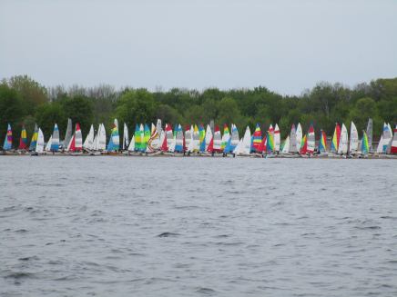 Hobie beach scene at Madcatter 40